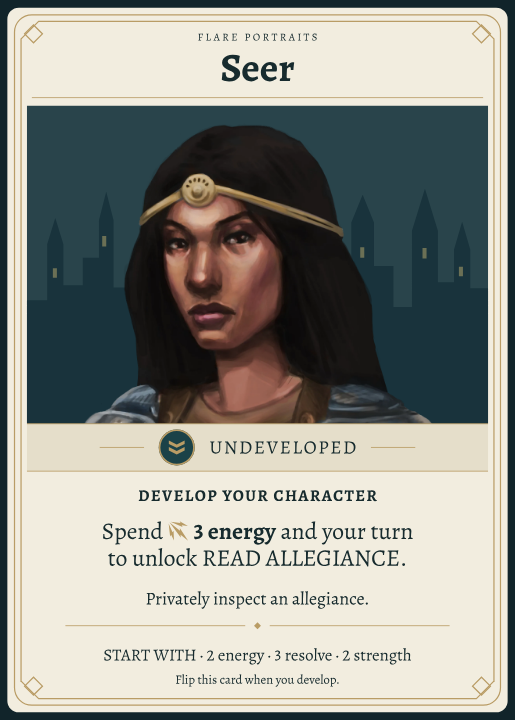 Seer, Characters
